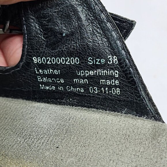 Dansko Womens size 8 Black Patent Leather Sandals block heel EU 38 - Picture 6 of 13